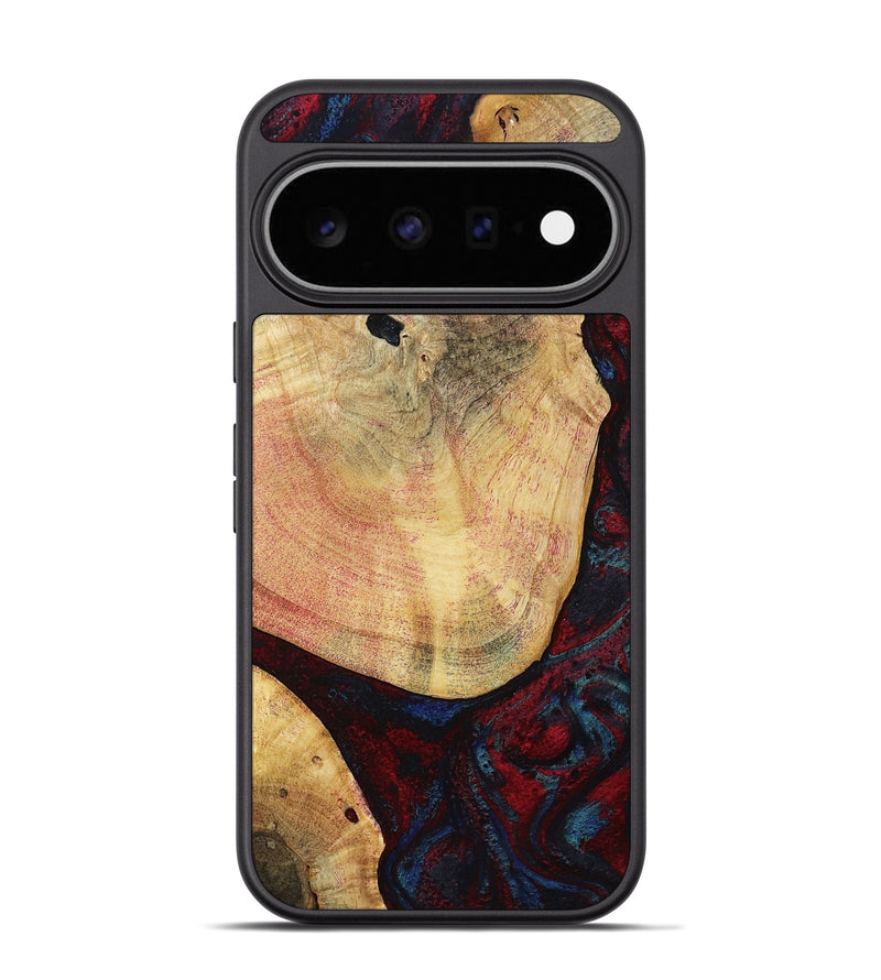 Pixel 11 Pro Wood Phone Case - Charley (Red, 799495)