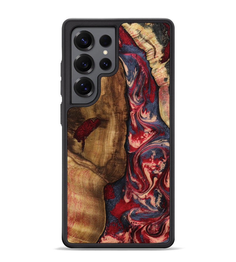 Galaxy S25 Ultra Wood Phone Case - Avah (Red, 799497)