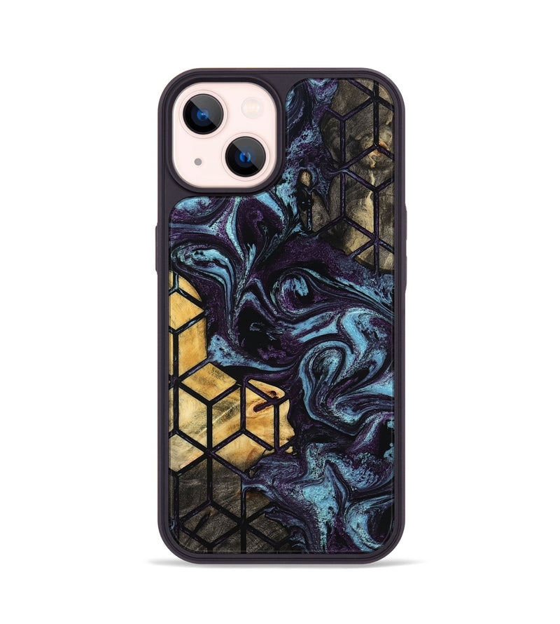 iPhone 14 Wood Phone Case - Hillary (Pattern, 799519)