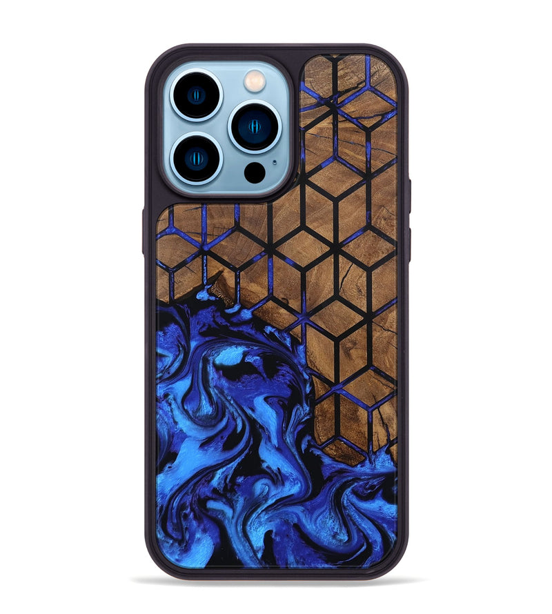 iPhone 14 Pro Max Wood Phone Case - Andre (Pattern, 799549)