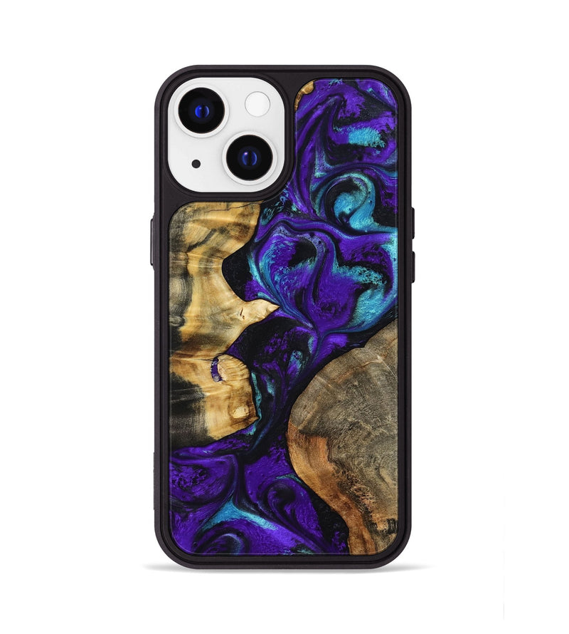 iPhone 13 Wood Phone Case - Angelo (Purple, 799627)
