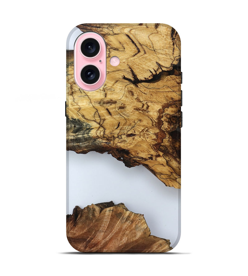 iPhone 17 Wood Live Edge Phone Case - Zaire (Clear, 799667)