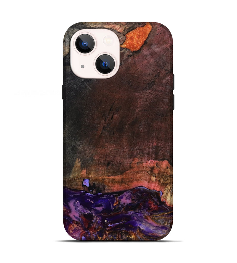 iPhone 13 Wood Live Edge Phone Case - Israel (Red, 799670)