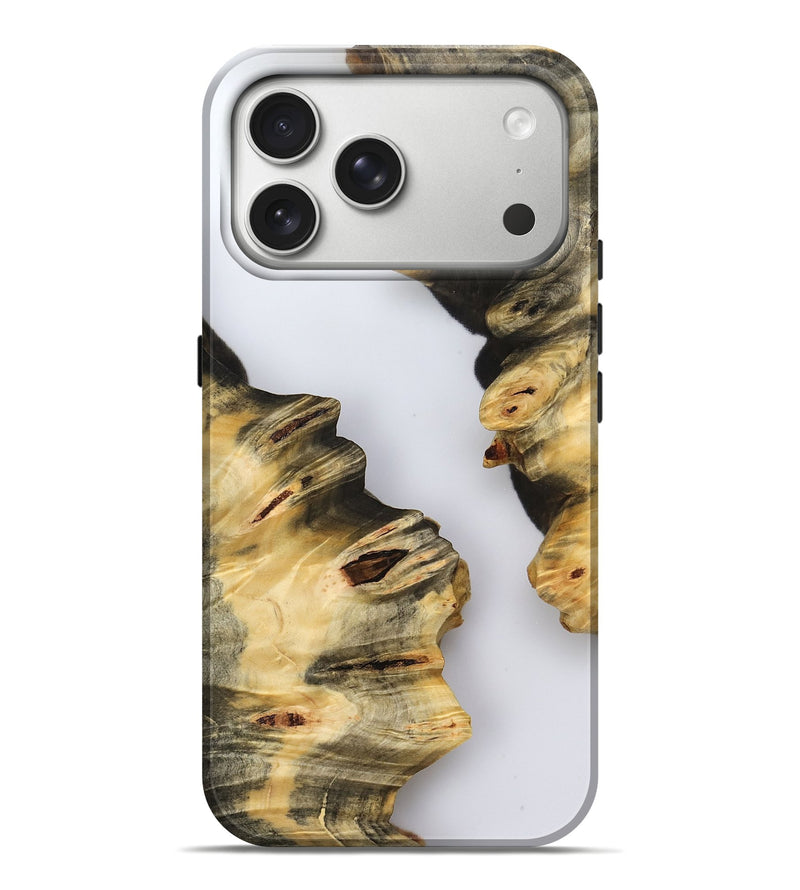 iPhone 17 Pro Max Wood Live Edge Phone Case - Eliam (Clear, 799684)