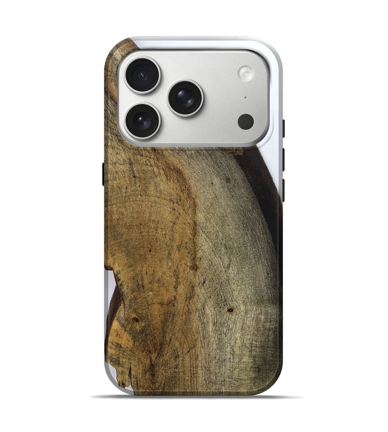iPhone 17 Pro Wood Live Edge Phone Case - Rachel (Clear, 799685)