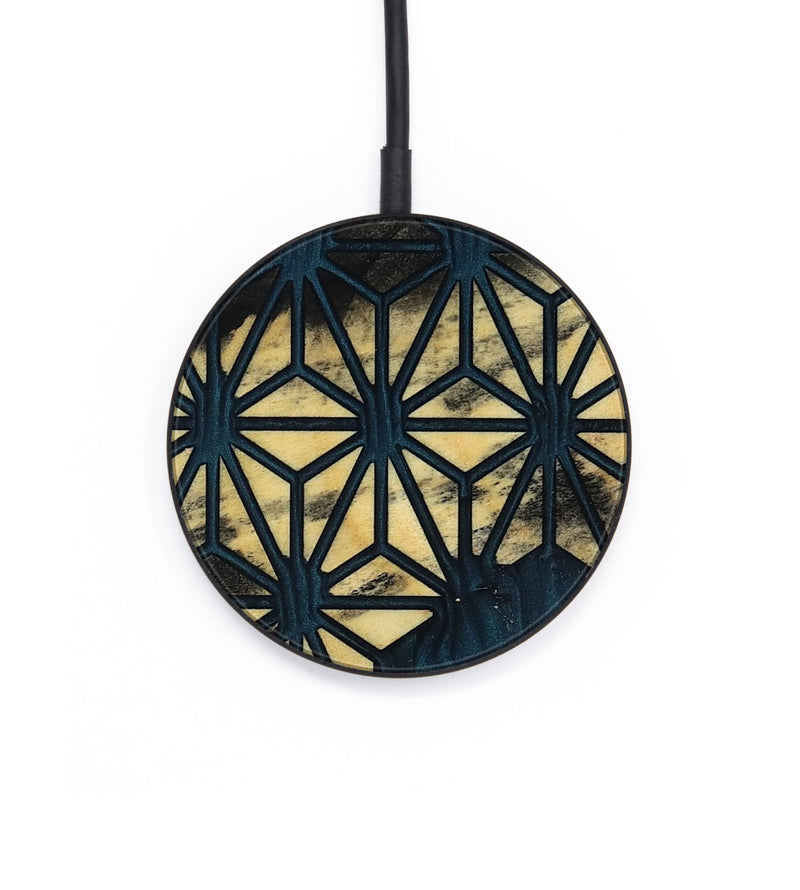 Circle Wood Wireless Charger - Avi (Pattern, 799881)