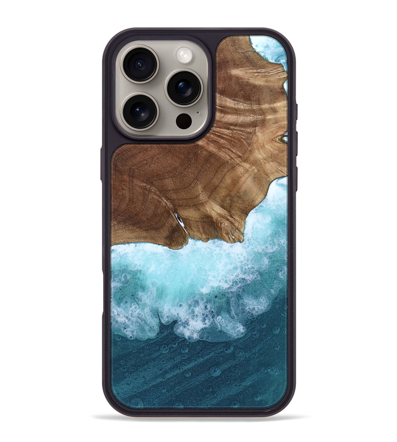 iPhone 16 Pro Max Wood Phone Case - Yareli (Coastal, 799899)