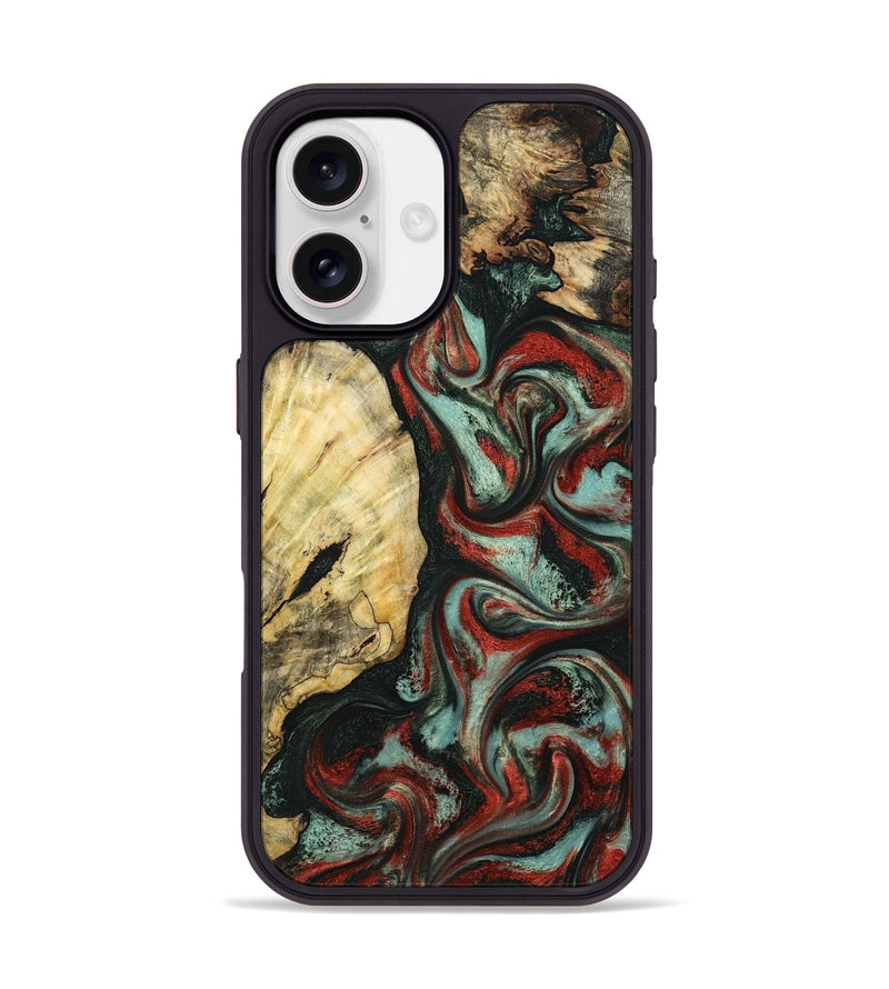 iPhone 17 Wood Phone Case - Samira (Green, 799920)