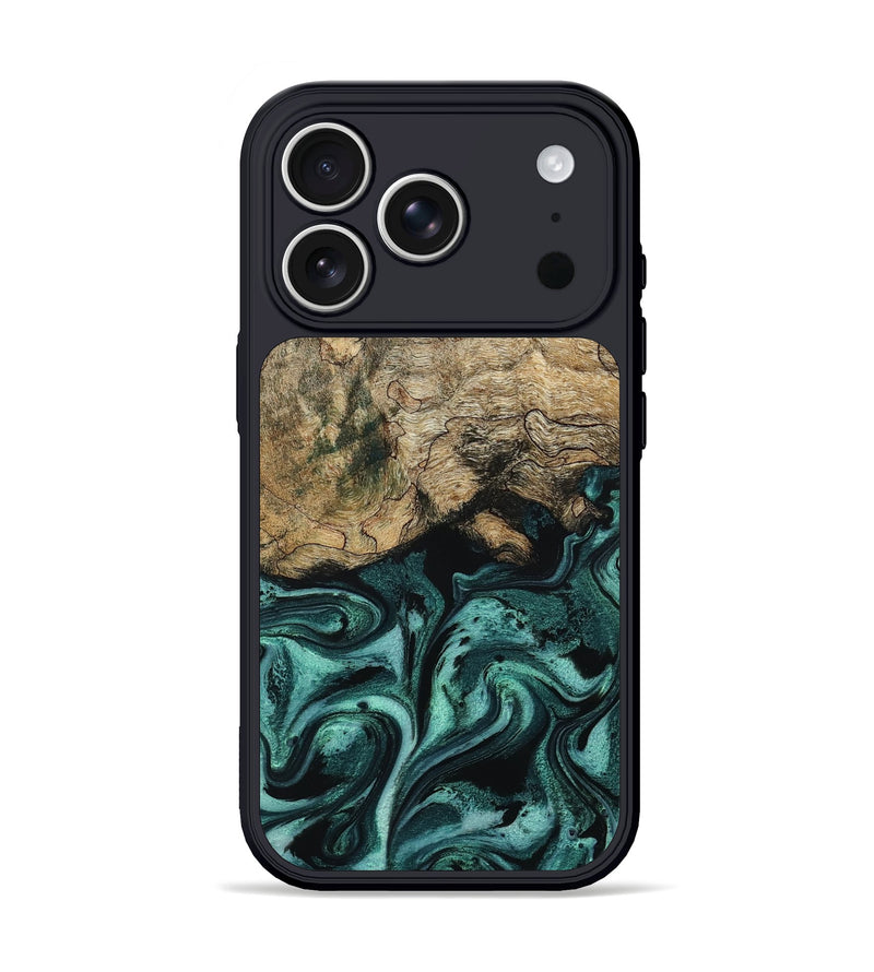 iPhone 17 Pro Wood Phone Case - Chantel (Green, 799923)