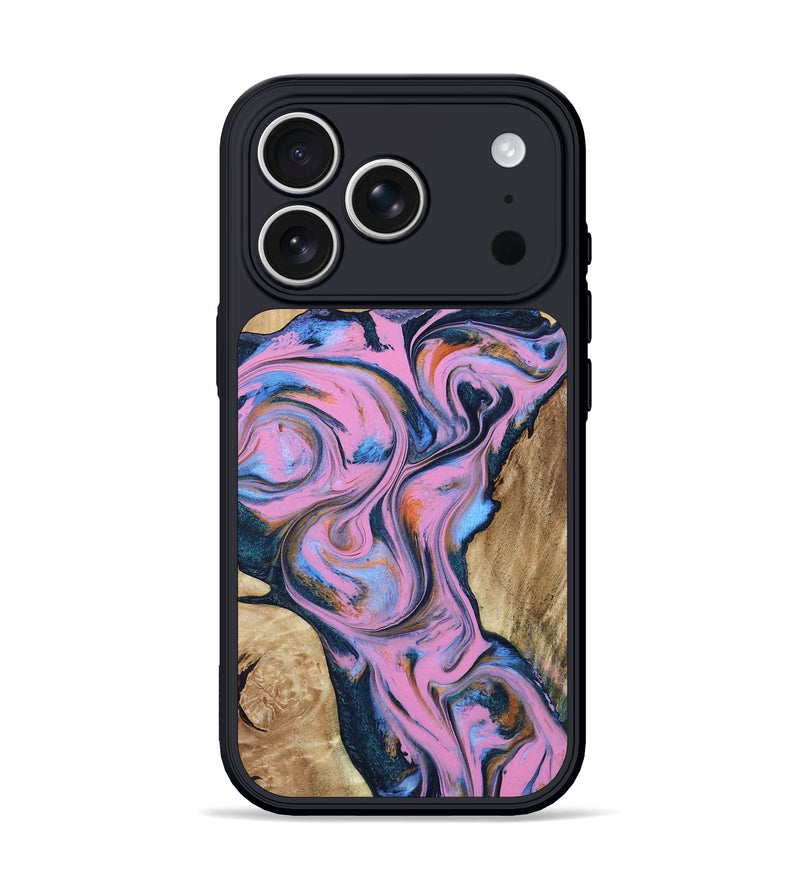 iPhone 17 Pro Wood Phone Case - Colin (Blue, 799938)