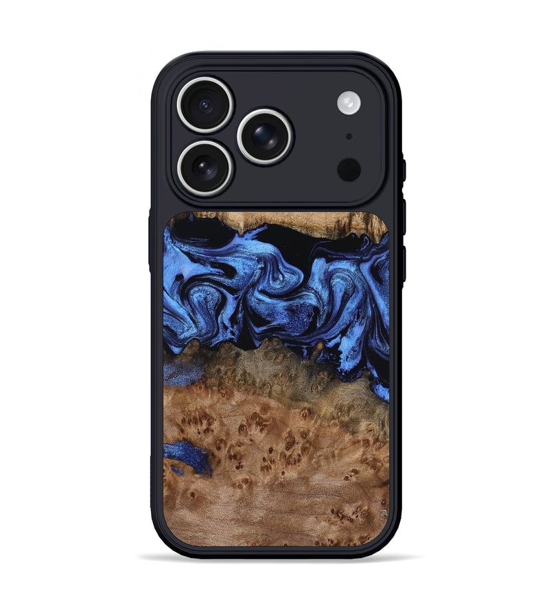 iPhone 17 Pro Wood Phone Case - Berkley (Blue, 799942)