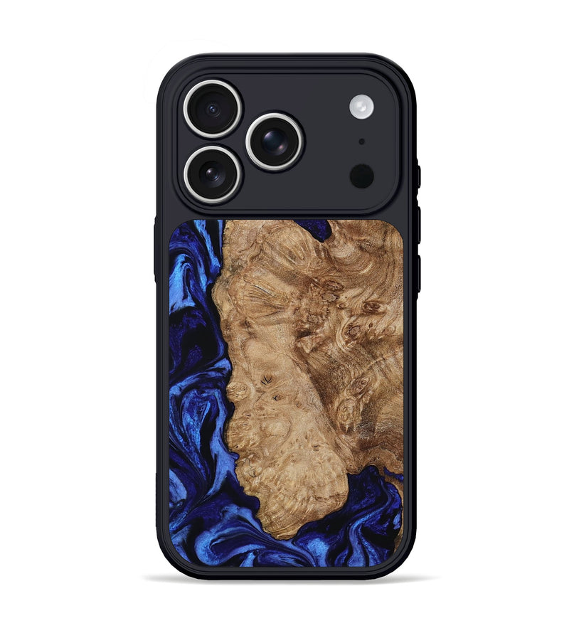 iPhone 17 Pro Wood Phone Case - Kale (Blue, 799943)