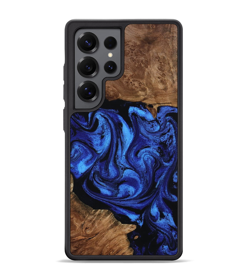 Galaxy S25 Ultra Wood Phone Case - Therese (Blue, 799945)