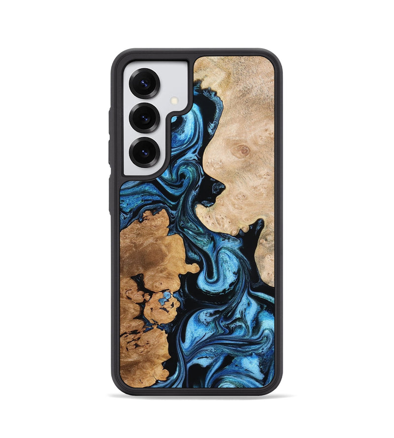 Galaxy S25 Wood Phone Case - Lavar (Blue, 799948)