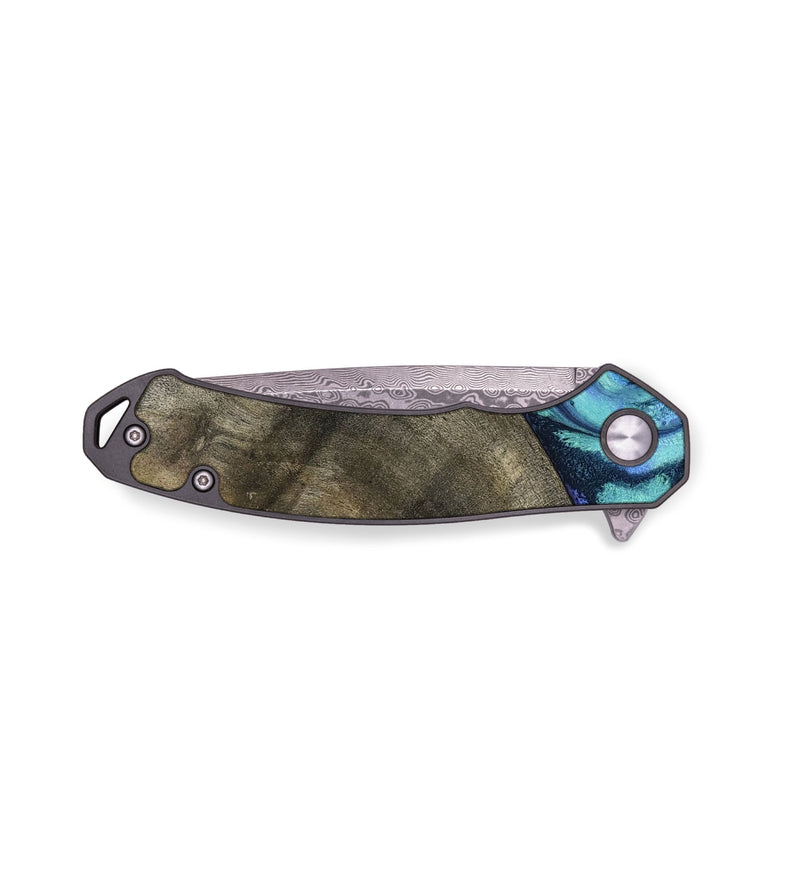 EDC Wood Pocket Knife - Edwina (Blue, 799955)