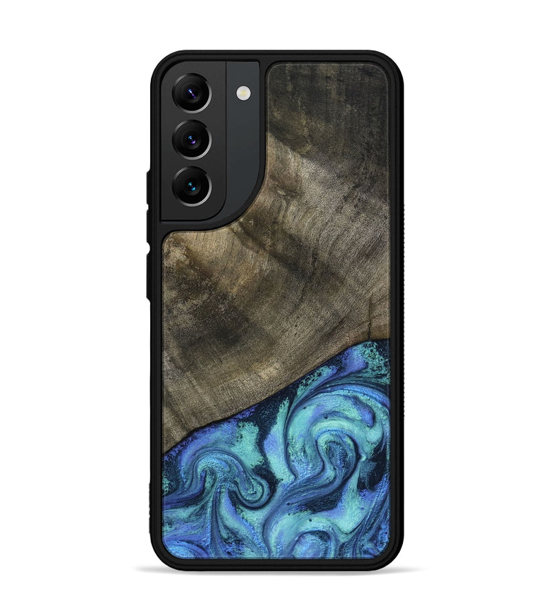Galaxy S22 Plus Wood Phone Case - Edwina (Blue, 799955)