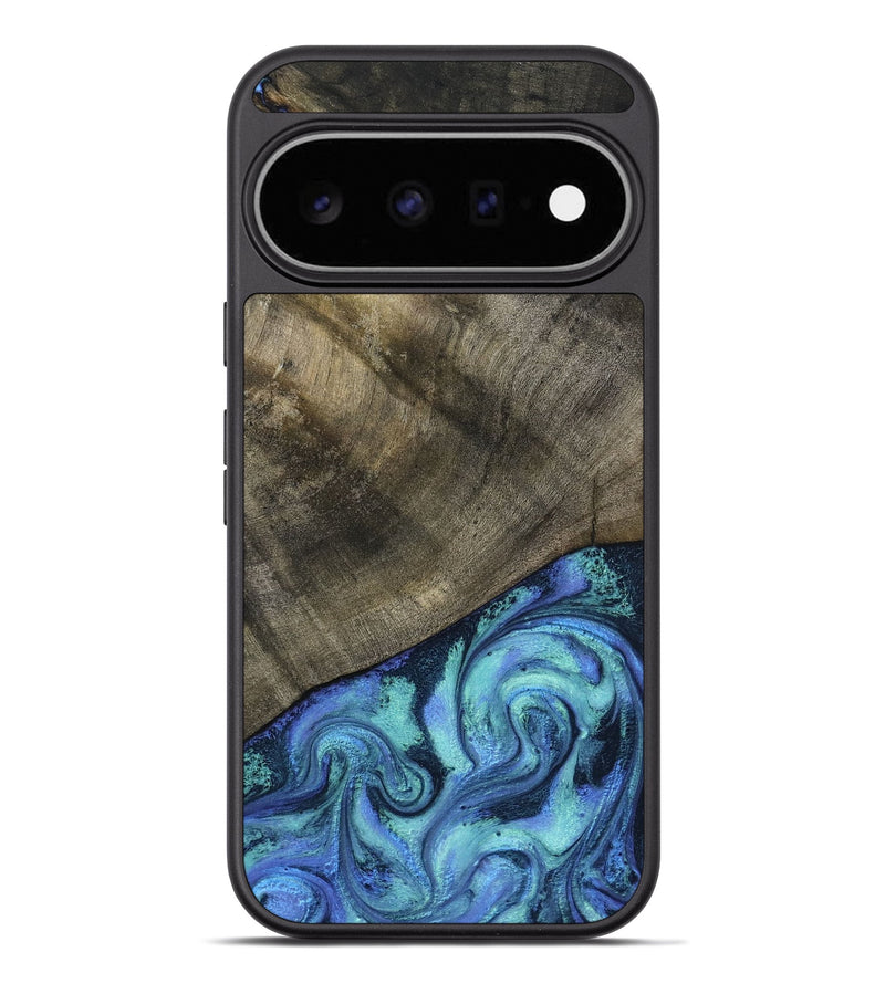 Pixel 11 Pro XL Wood Phone Case - Edwina (Blue, 799955)