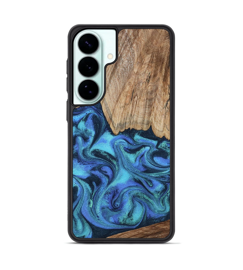 Galaxy S26 Plus Wood Phone Case - Leslie (Blue, 799956)