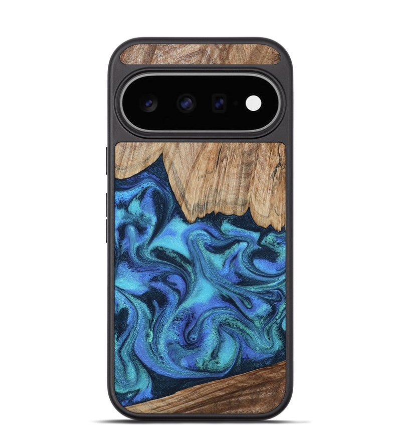 Pixel 11 Wood Phone Case - Leslie (Blue, 799956)