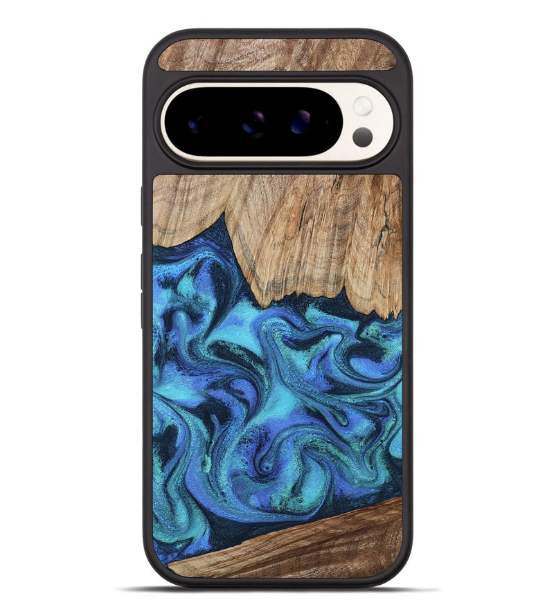 Pixel 9 Pro XL Wood Phone Case - Leslie (Blue, 799956)
