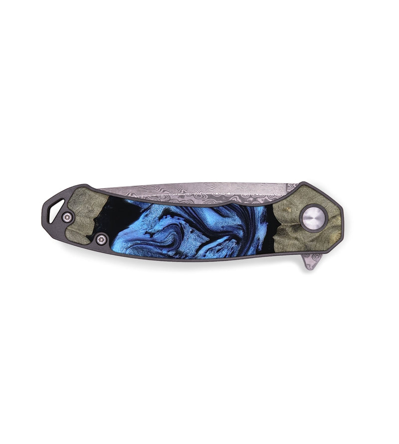 EDC Wood Pocket Knife - Ahmed (Blue, 799964)