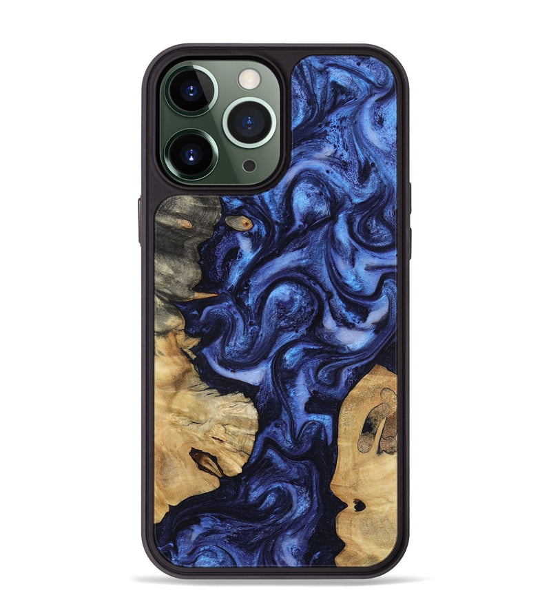 iPhone 13 Pro Max Wood Phone Case - Nala (Blue, 799966)