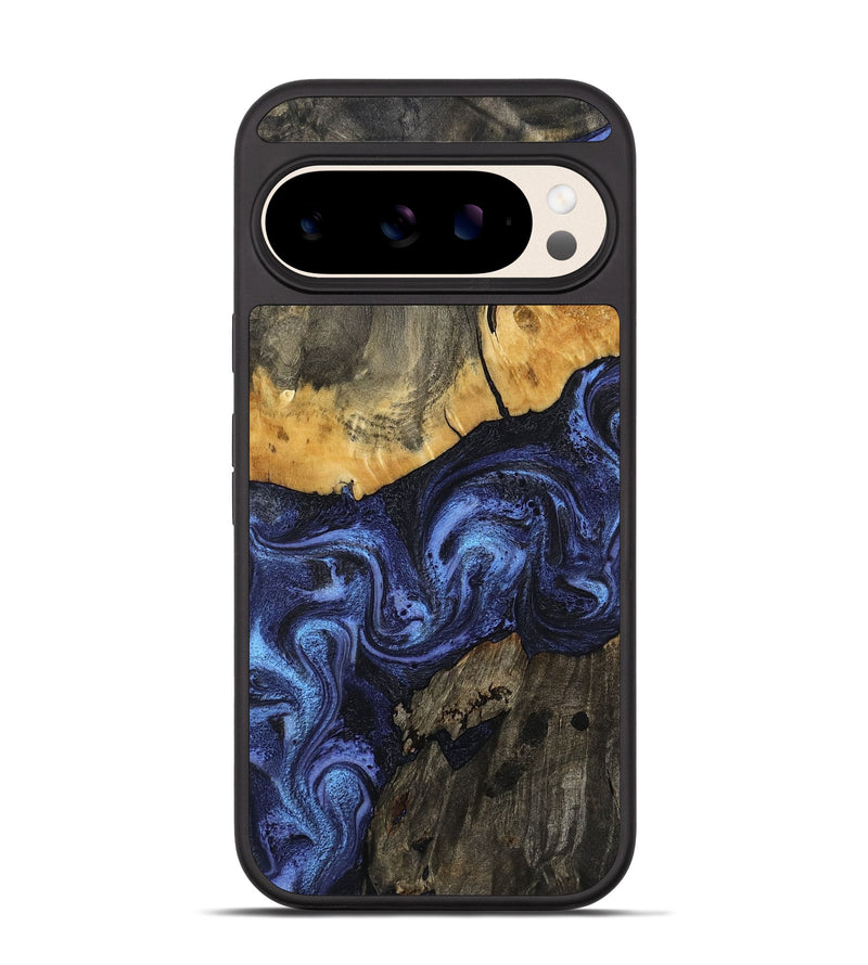 Pixel 10 Pro Wood Phone Case - Misael (Blue, 799967)