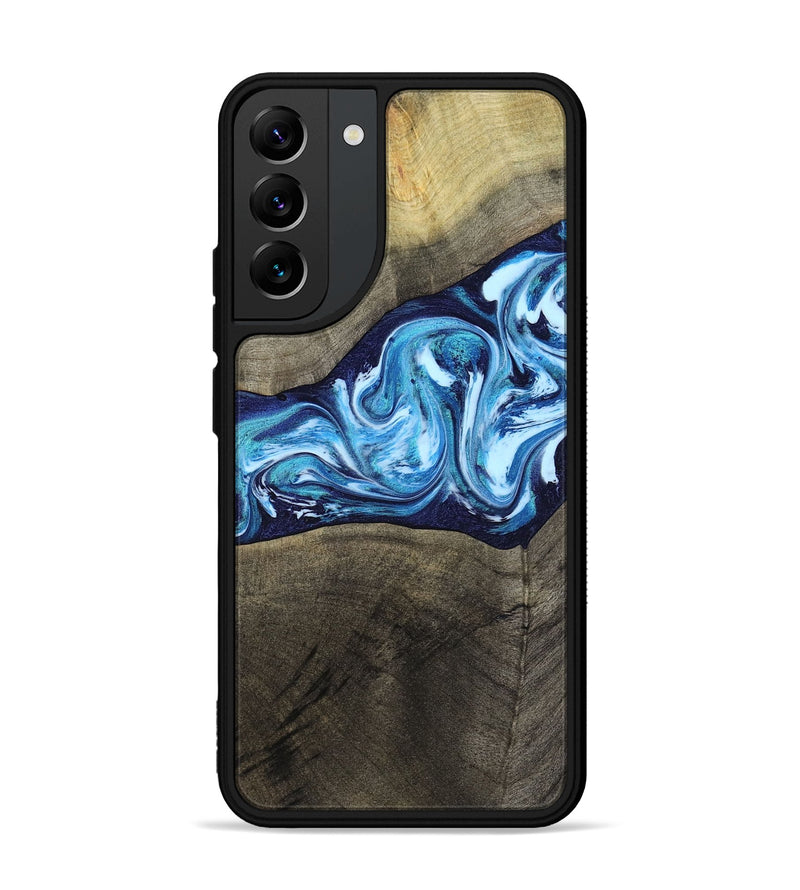 Galaxy S22 Plus Wood Phone Case - Alicia (Blue, 799974)
