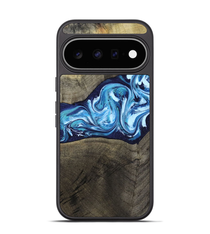 Pixel 11 Wood Phone Case - Alicia (Blue, 799974)