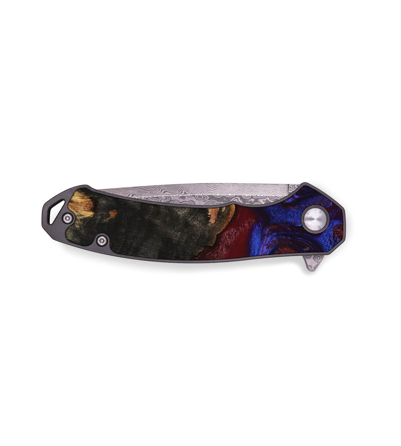 EDC Wood Pocket Knife - Brock (Red, 800004)