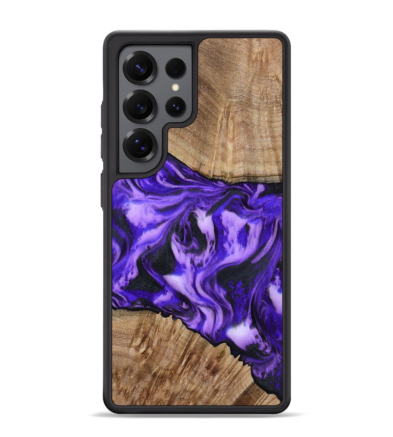Galaxy S25 Ultra Wood Phone Case - Odie (Purple, 800006)
