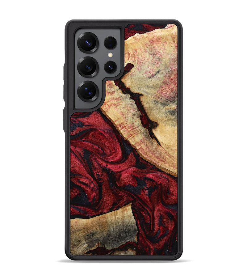 Galaxy S25 Ultra Wood Phone Case - Oaklynn (Red, 800011)
