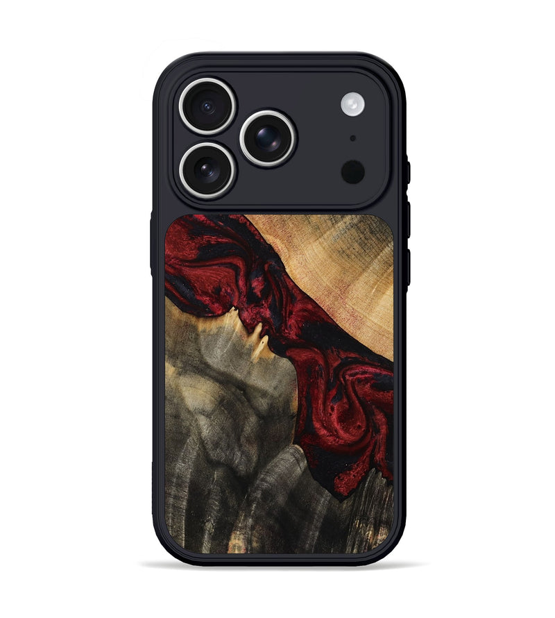 iPhone 17 Pro Wood Phone Case - Beryl (Red, 800012)