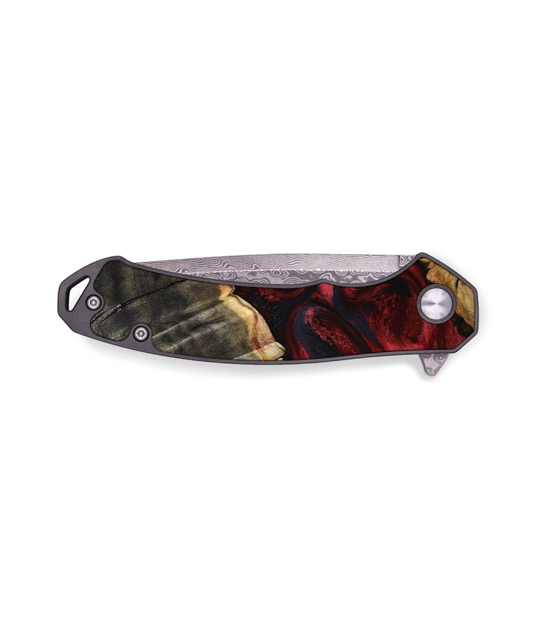 EDC Wood Pocket Knife - Brody (Red, 800014)