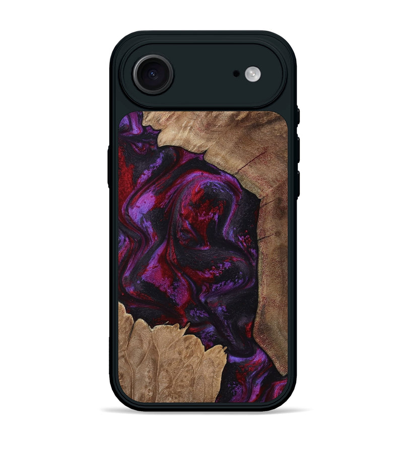 iPhone 17 Air Wood Phone Case - Haylee (Red, 800016)