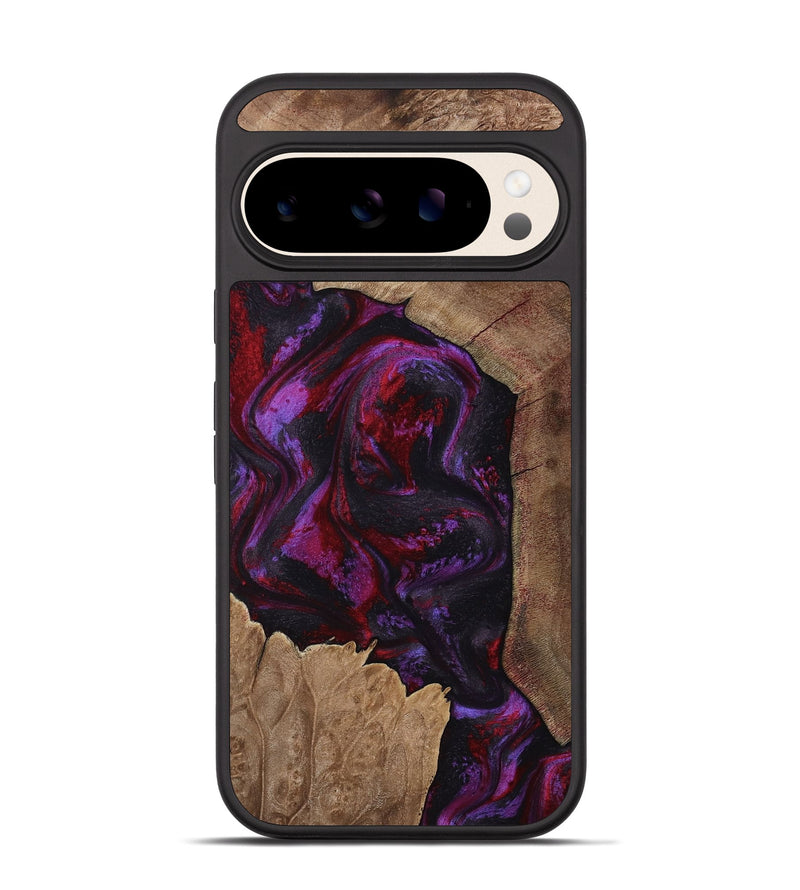 Pixel 10 Pro Wood Phone Case - Haylee (Red, 800016)