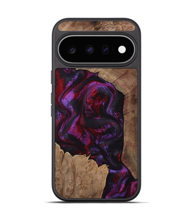 Pixel 11 Wood Phone Case - Haylee (Red, 800016)