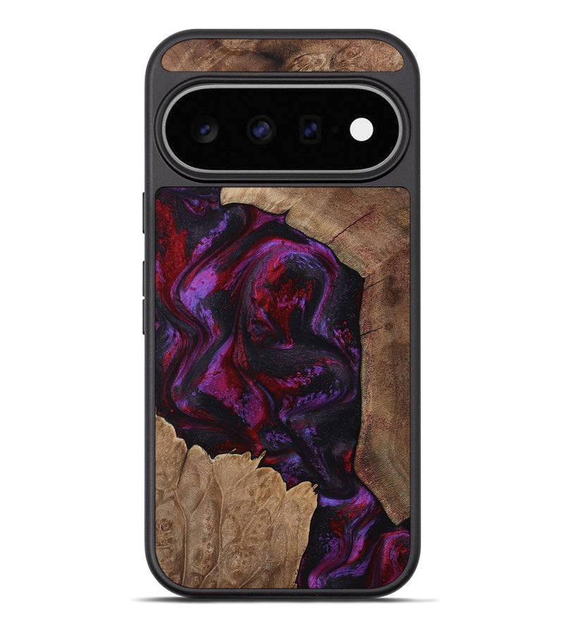 Pixel 11 Pro XL Wood Phone Case - Haylee (Red, 800016)