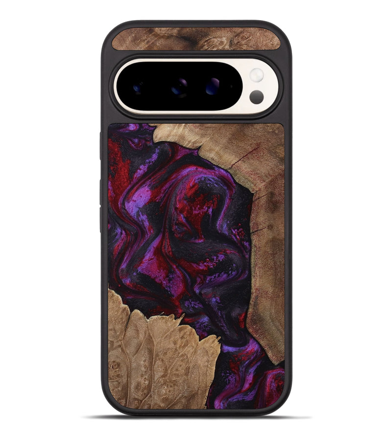 Pixel 9 Pro XL Wood Phone Case - Haylee (Red, 800016)