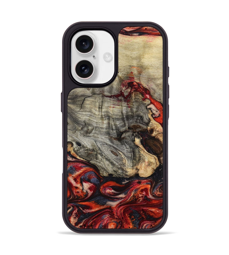 iPhone 17 Wood Phone Case - Suellen (Red, 800019)