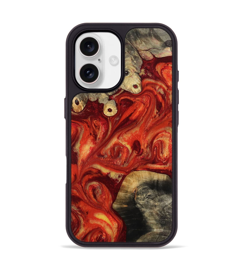 iPhone 17 Wood Phone Case - Wheeler (Red, 800023)