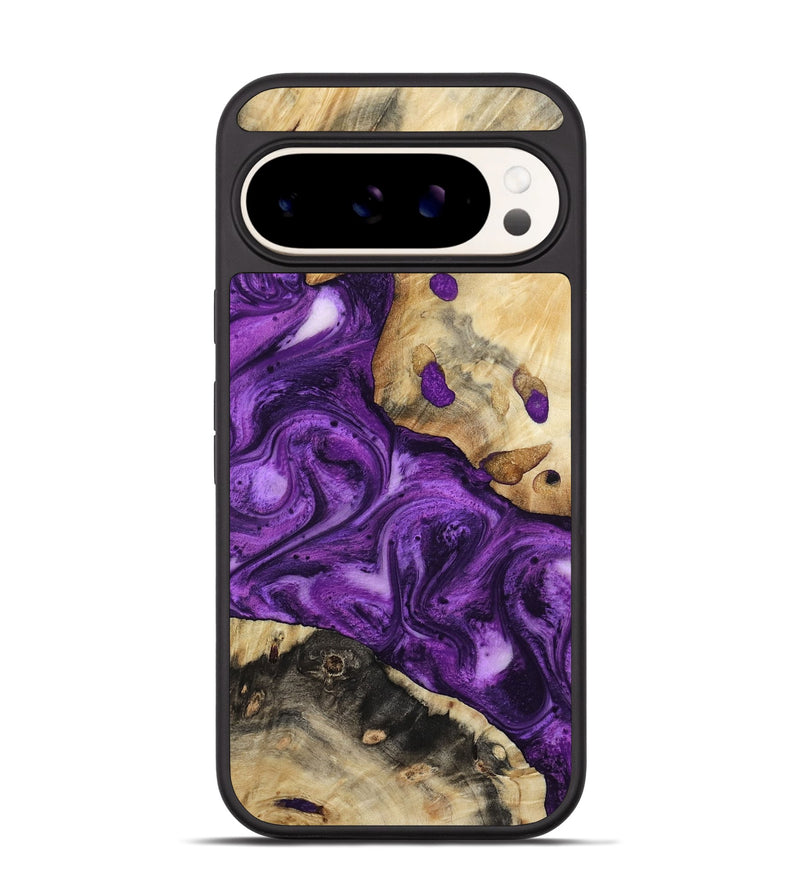 Pixel 9 Pro Wood Phone Case - Etta (Purple, 800029)