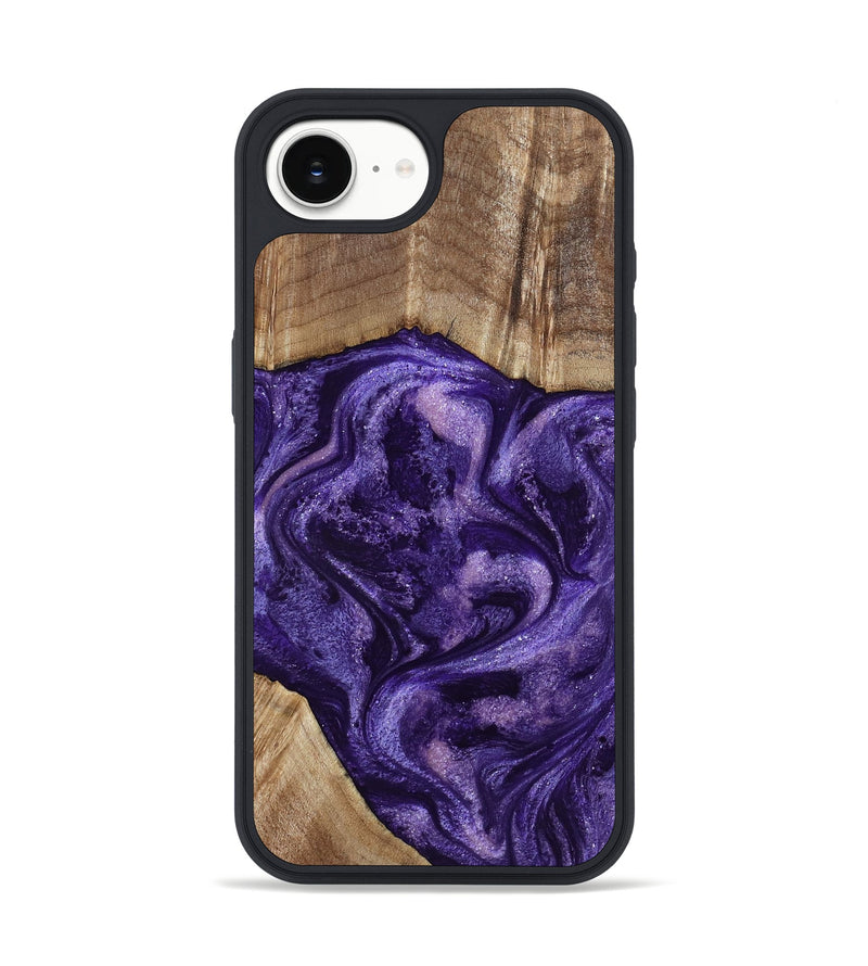 iPhone 16e Wood Phone Case - Tawanna (Purple, 800031)