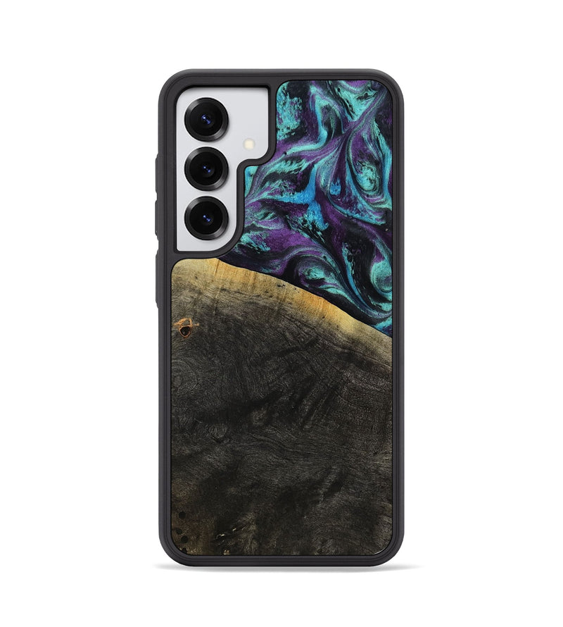 Galaxy S25 Wood Phone Case - Elna (Purple, 800032)