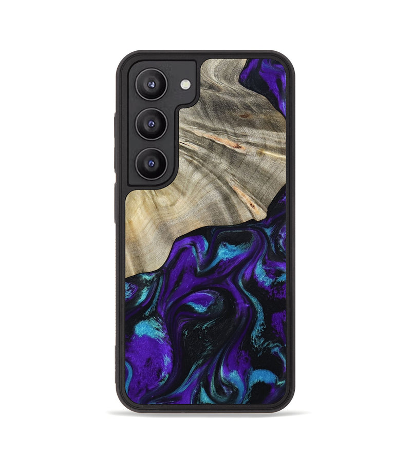Galaxy S23 Wood Phone Case - Gideon (Purple, 800033)