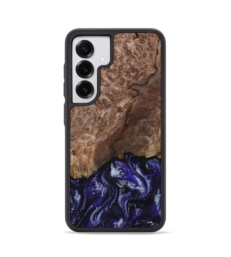 Galaxy S25 Wood Phone Case - Nicole (Purple, 800036)