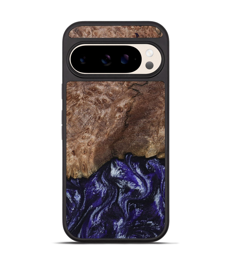 Pixel 10 Pro Wood Phone Case - Nicole (Purple, 800036)