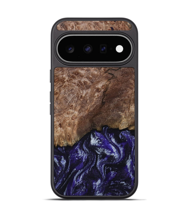 Pixel 11 Wood Phone Case - Nicole (Purple, 800036)
