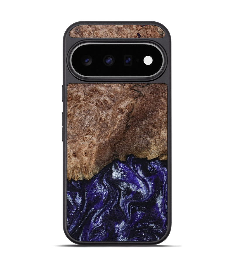 Pixel 11 Pro Wood Phone Case - Nicole (Purple, 800036)