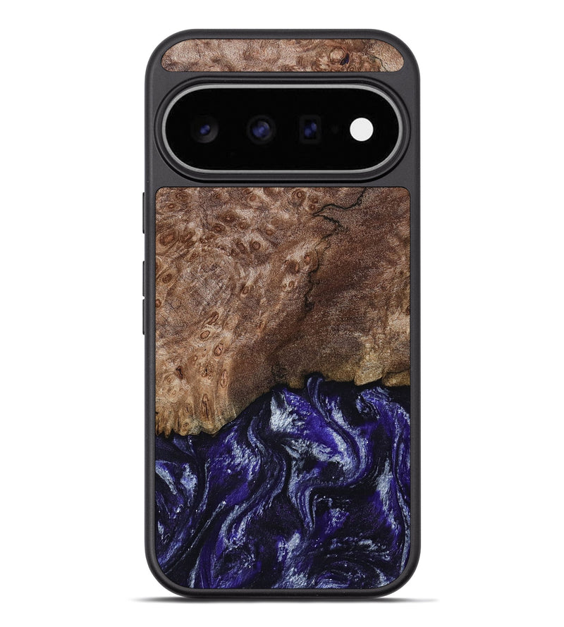 Pixel 11 Pro XL Wood Phone Case - Nicole (Purple, 800036)